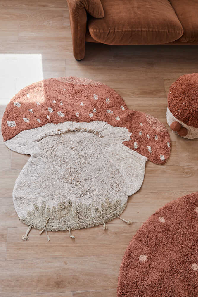 Tapis lavable Cèpe