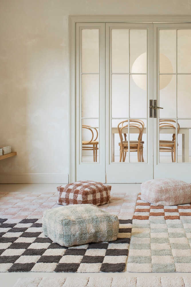 Washable Rug Kitchen Tiles Rose - 120 x 160 cm - Tapijten Lorena Canals - In den Olifant