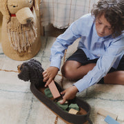 Washable Rug Tartan Blue Sage - 140 x 190 cm - Tapijten Lorena Canals - In den Olifant