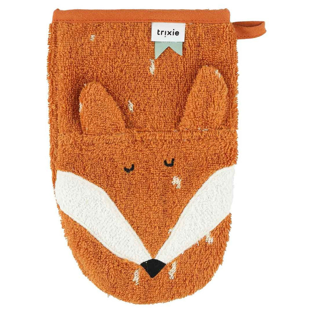 Washandjes Mr. Lion & Mr. Fox. set van 2 - Badlinnen Trixie - In den Olifant
