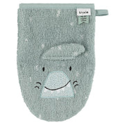 Washandjes Mr. Shark & Mr. Dino - set van 2 - Badlinnen Trixie - In den Olifant