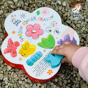 Waskrijtjes Garden Finger Crayons - set van 6 - Kleuren en tekenen Haku Yoka - In den Olifant