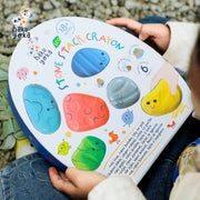 Waskrijtjes Stone Stack Crayons - set van 6 - Kleuren en tekenen Haku Yoka - In den Olifant