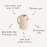 Watering Can Mushie - French Blue - Badspeelgoed Mushie - In den Olifant