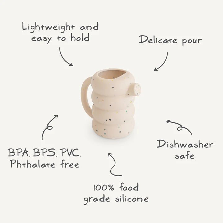 Watering Can Mushie - French Blue - Badspeelgoed Mushie - In den Olifant