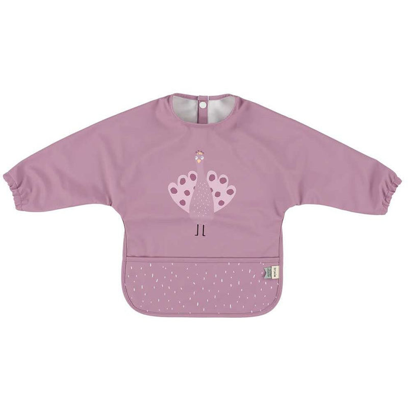 Waterproof long sleeve bib - Mrs. Peacock - Slab Trixie - In den Olifant