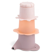 Waterspeelset & stapelbekers Elphee Poeder - set van 3 - Badspeelgoed Done by Deer - In den Olifant