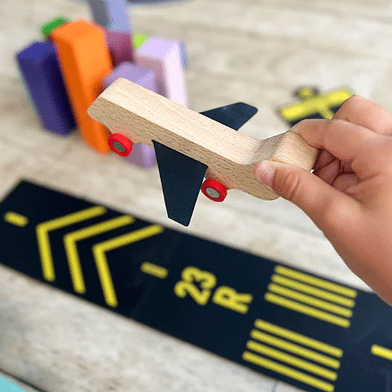 Houten Speelvoertuig - Flyer Wooden Airplane