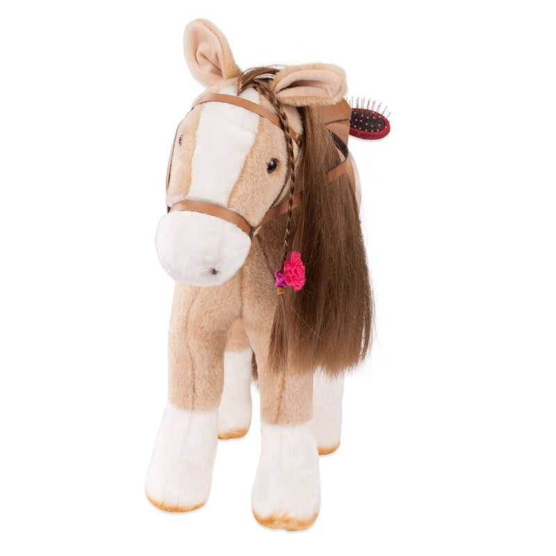 Wedstrijdpaard Boutique Sparky - 37 cm - Poppenaccessoires Götz - In den Olifant