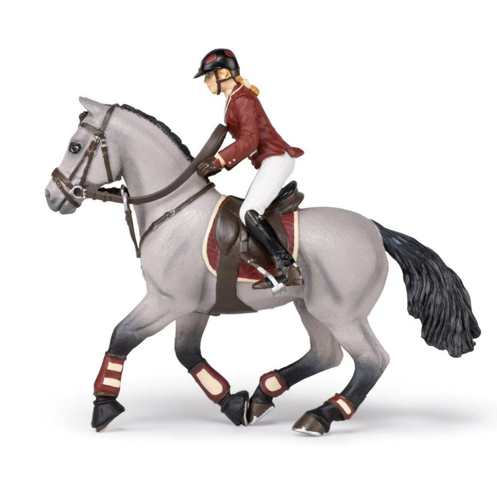 Wedstrijdpaard Met Zijn Ruiter - Speelfiguren Papo - In den Olifant