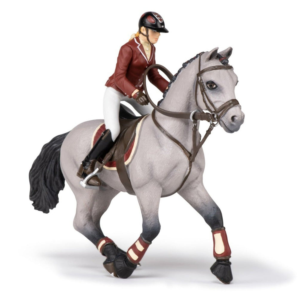 Wedstrijdpaard Met Zijn Ruiter - Speelfiguren Papo - In den Olifant