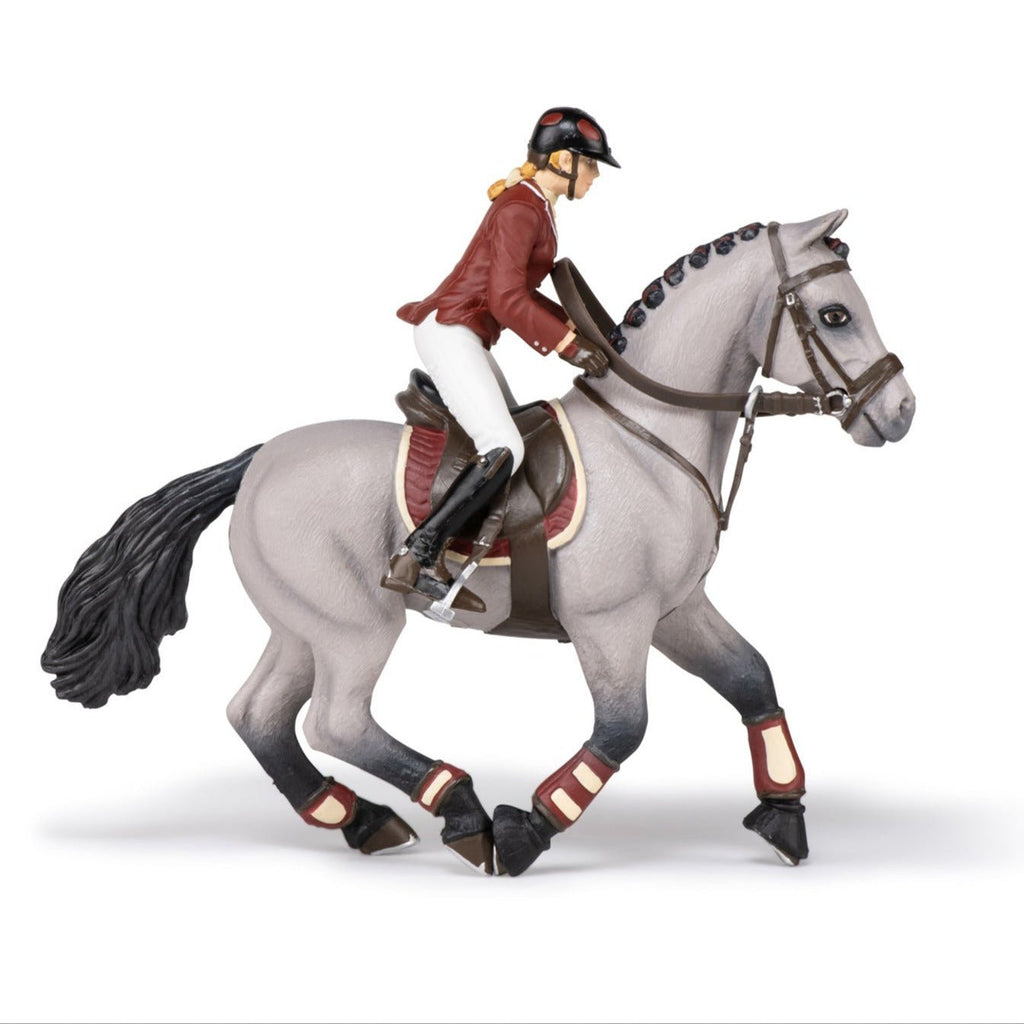 Wedstrijdpaard Met Zijn Ruiter - Speelfiguren Papo - In den Olifant