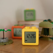 Wekker Alarm Clock Block Orange - Wekkers Mary's - In den Olifant