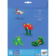 Wielen en bouwplaten geel en rood - Plus-Plus Accessory Pack - Bouwsets Plus-Plus - In den Olifant