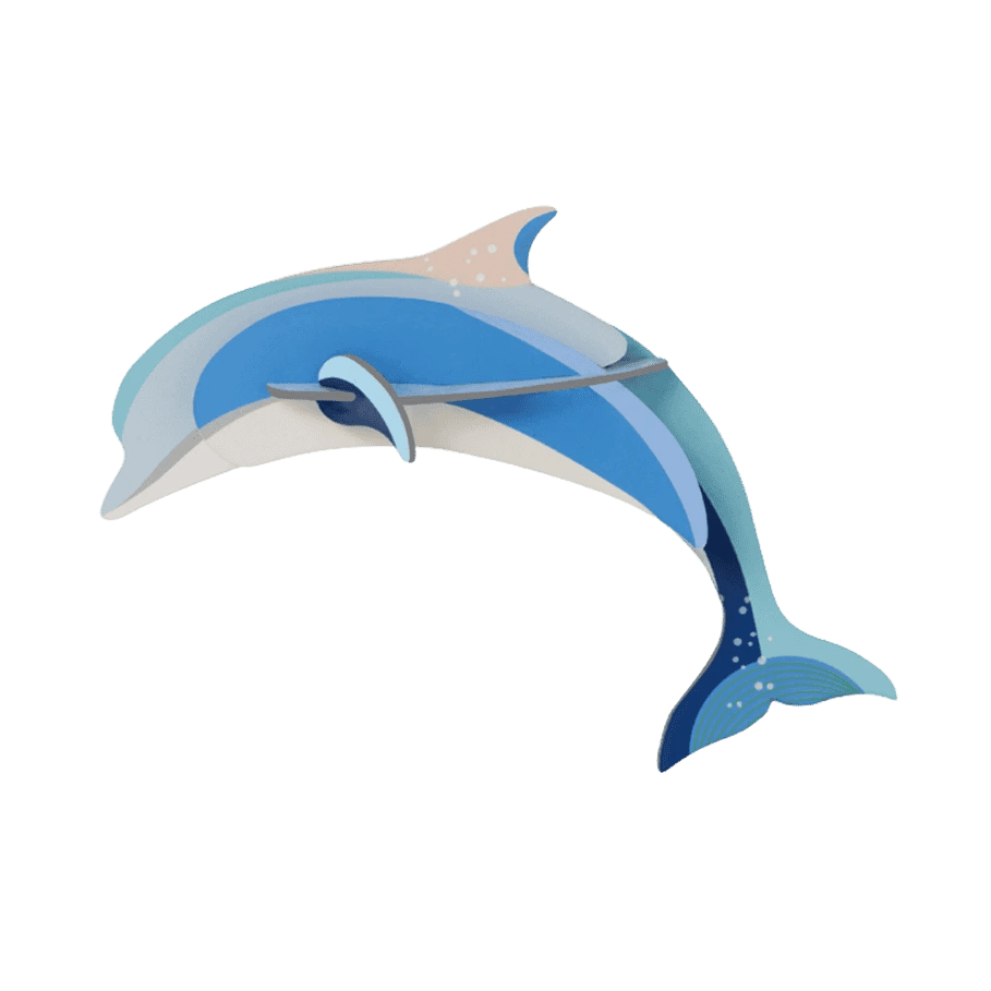 Wild Animals - Dolphin - Muurdecoratie Studio Roof - In den Olifant