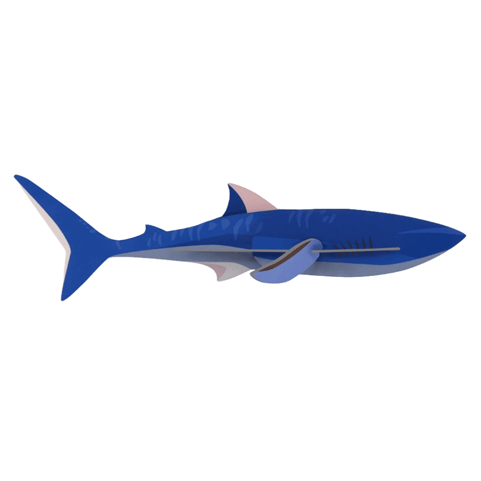Wild Animals - Shark - Muurdecoratie Studio Roof - In den Olifant