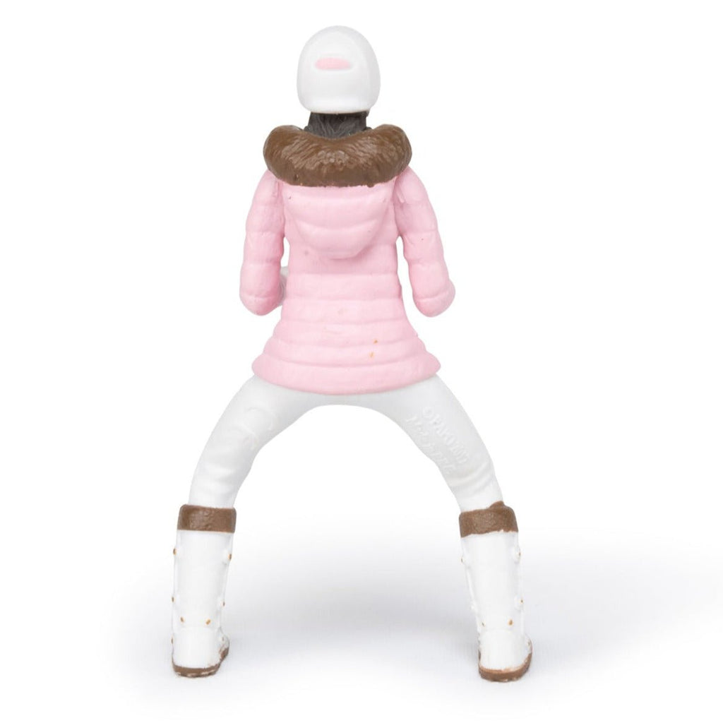 Winter Ruiter Meisje Roze - Speelfiguren Papo - In den Olifant