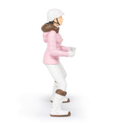 Winter Ruiter Meisje Roze - Speelfiguren Papo - In den Olifant