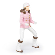 Winter Ruiter Meisje Roze - Speelfiguren Papo - In den Olifant