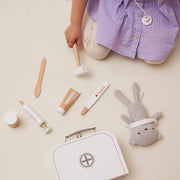 Witte Dokterskoffer Met Instrumenten Uit Hout - Kid'S Hub - Beroepen rollenspel Kid's Concept - In den Olifant
