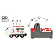 Witte locomotief met afstandsbediening RC Travel Train - Treinen Brio - In den Olifant