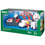 Witte locomotief met afstandsbediening RC Travel Train - Treinen Brio - In den Olifant