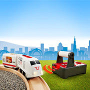 Witte locomotief met afstandsbediening RC Travel Train - Treinen Brio - In den Olifant