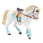 Witte paard Blauwe Fashion - Speelfiguren Papo - In den Olifant