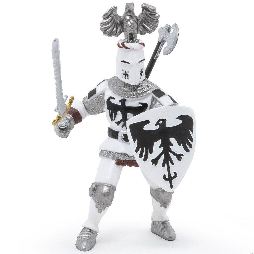 Witte Ridder Met Adelaarshelm - Speelfiguren Papo - In den Olifant