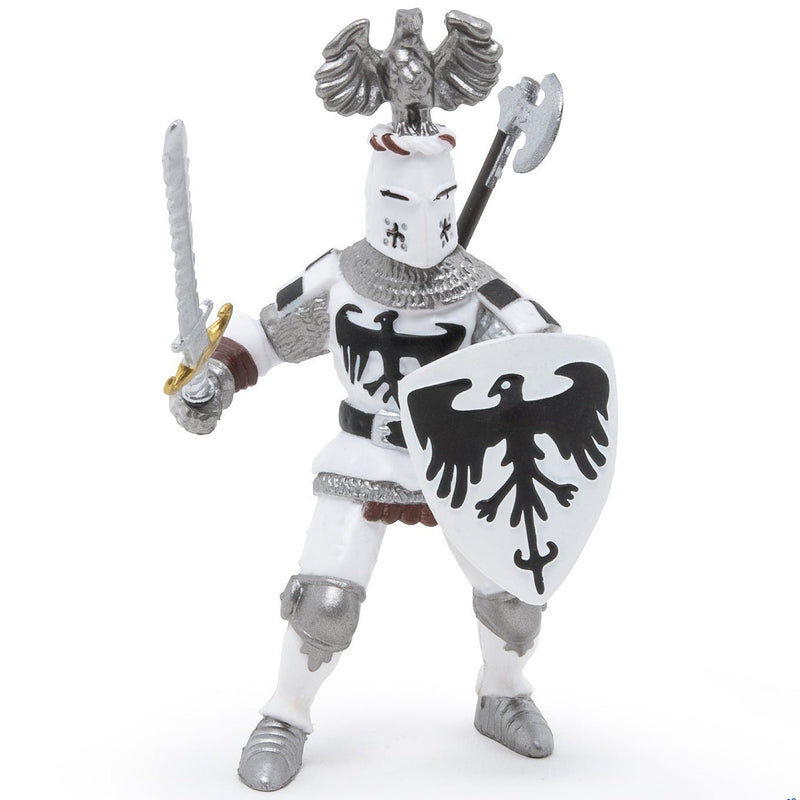 Witte Ridder Met Adelaarshelm - Speelfiguren Papo - In den Olifant