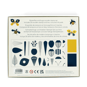Wooden stamp set - Butterflies and Bugs - Stempelen REX London - In den Olifant