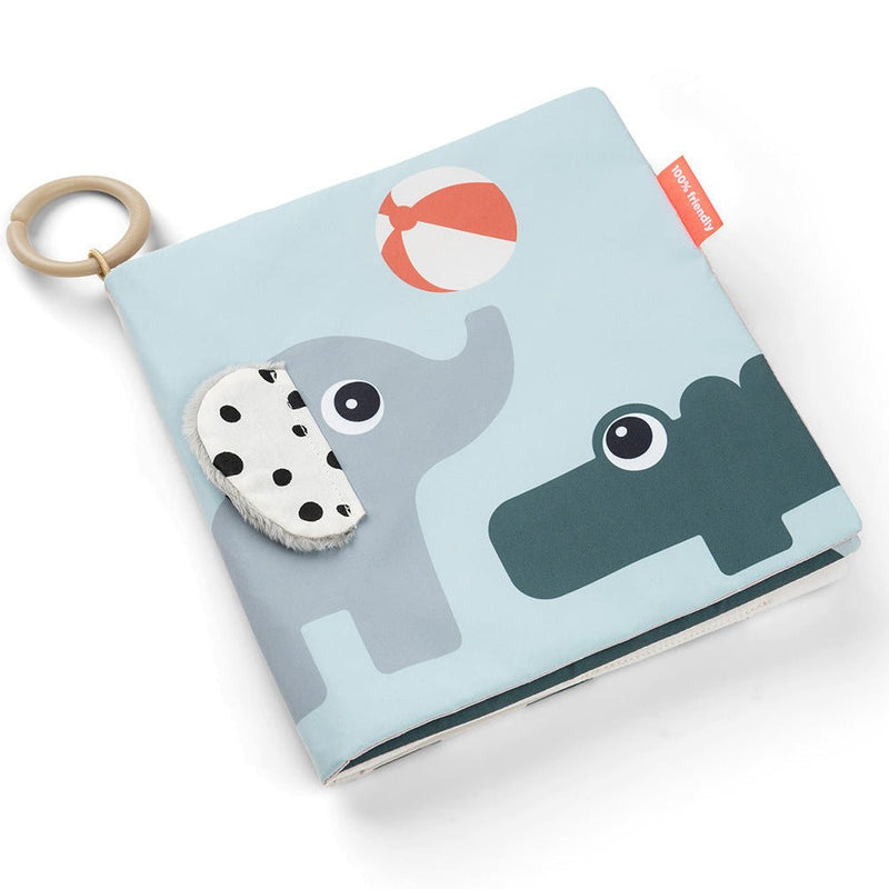 XL babyboekje Tummy Time Soft Book - Deer friends Colour Mix - Babyboekjes Done by Deer - In den Olifant