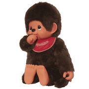 XL Monchhichi Jongen met slab rood - 80 cm - Fantasieknuffels Monchhichi - In den Olifant