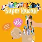 XL Pennenzak Super Kawaii 2-In-1 Silicone Pencil Case - Teddy Bear - Pennenzakken Legami - In den Olifant