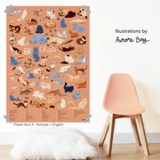XL Poster met 56 herbruikbare stickers Cats - 6 tot 12 jaar - Stickers en stickersets Poppik - In den Olifant