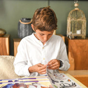 XXL Poster Discovery Sticker Posters Horses + stickers - 7 tot 12 jaar - Stickers en stickersets Poppik - In den Olifant