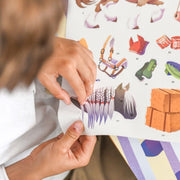 XXL Poster Discovery Sticker Posters Horses + stickers - 7 tot 12 jaar - Stickers en stickersets Poppik - In den Olifant