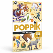 XXL Poster Discovery Sticker Posters Horses + stickers - 7 tot 12 jaar - Stickers en stickersets Poppik - In den Olifant