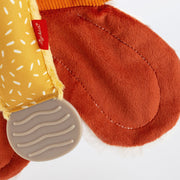Zacht activiteitenspeeltje - Rustling Comforter Butterfly Orange - Activiteitenspeelgoed Sigikid - In den Olifant
