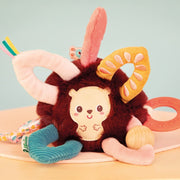 Zacht babyspeeltje Leon Sensoriële Ringen - Activiteitenspeelgoed Lilliputiens - In den Olifant