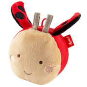 Zachte activiteitenbal Ldybug PlayQ - 9 cm - Rammelaars Sigikid - In den Olifant