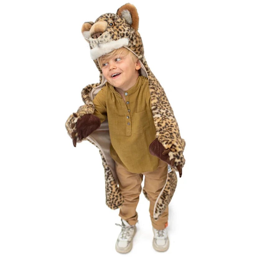 Zachte Dierencape Leopard - Verkleedcapes Wild & Soft - In den Olifant