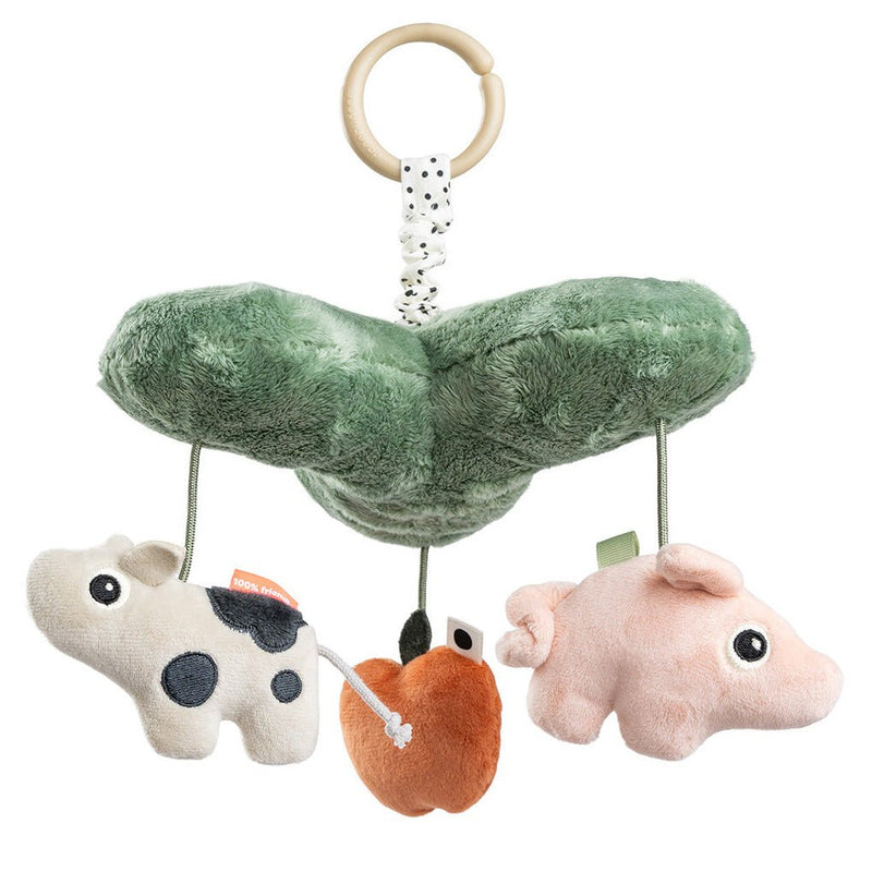 Zachte mobiel met muziek Tiny farm Colour mix - Mobielen Done by Deer - In den Olifant