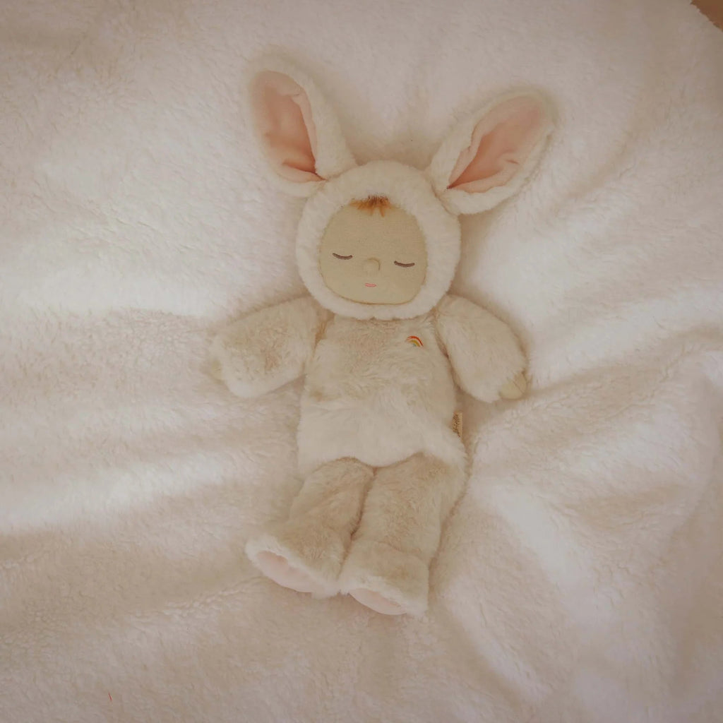 Zachte pop - Cozy Dinkums Bunny Moppet - Lappenpoppen Olli Ella - In den Olifant