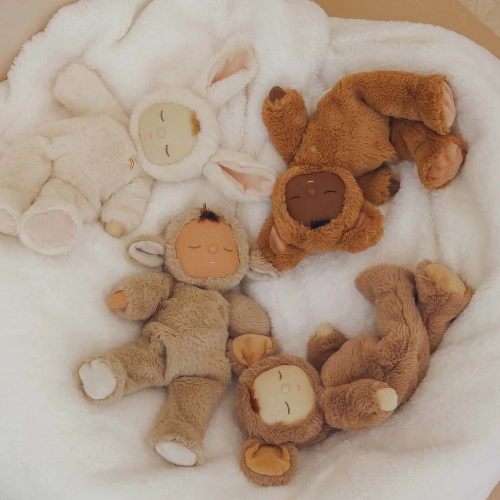 Zachte pop - Cozy Dinkums Bunny Moppet - Lappenpoppen Olli Ella - In den Olifant