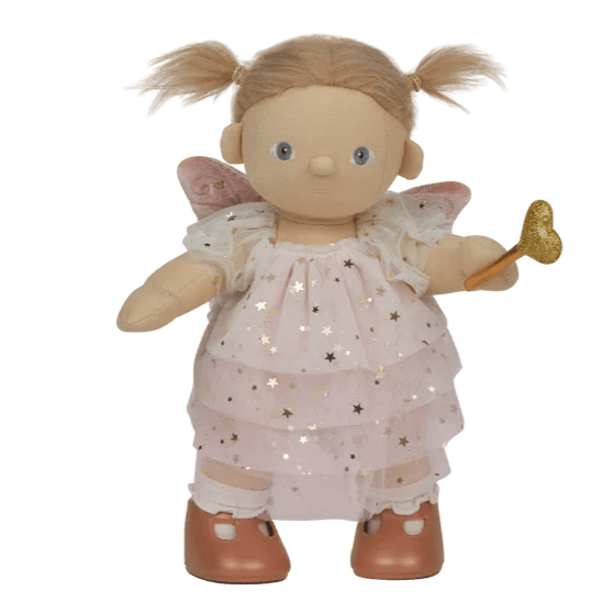 Zachte pop Dream Dinkum Fairy Willow Pink - 35 cm - Staande poppen Olli Ella - In den Olifant