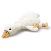 Zachte rammelaar Gilda Gans Wit - 21 cm - Rammelaars Steiff - In den Olifant
