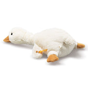 Zachte rammelaar Gilda Gans Wit - 21 cm - Rammelaars Steiff - In den Olifant