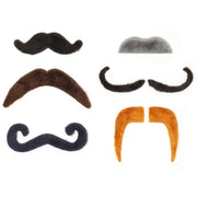 Zelfklevende valse snoren Hot Moustache - set van 6 - Verkleedaccessoires Legami - In den Olifant