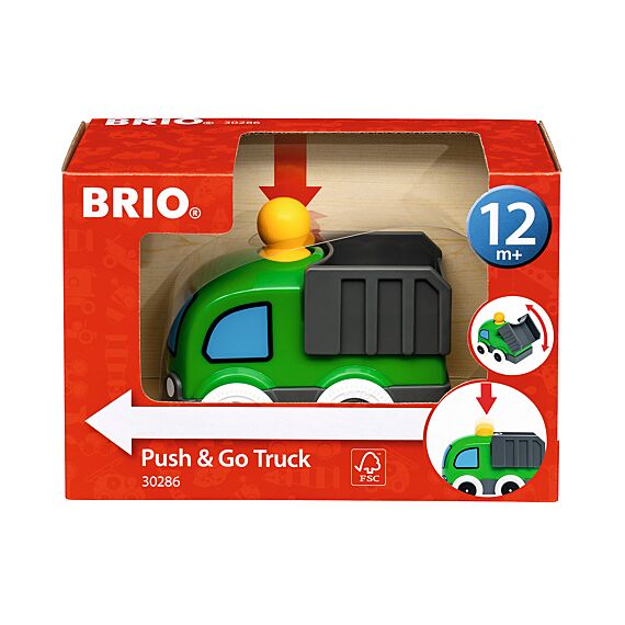 Zelfrijdende Speelgoedvrachtwagen - Push & Go Truck - Brio - In den Olifant